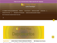 Tablet Screenshot of fisiovitae.com.br